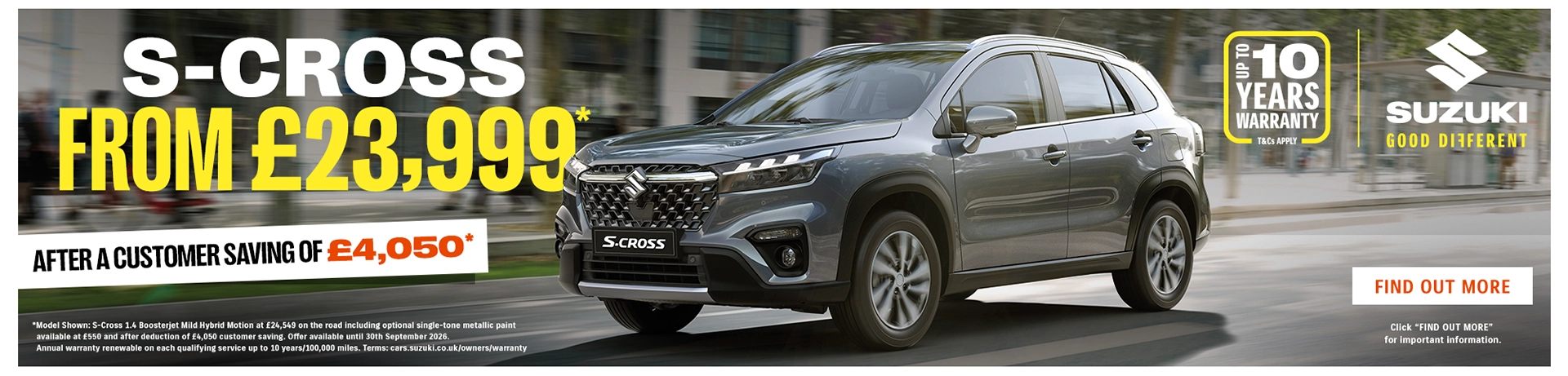 S-Cross Q3 Offer