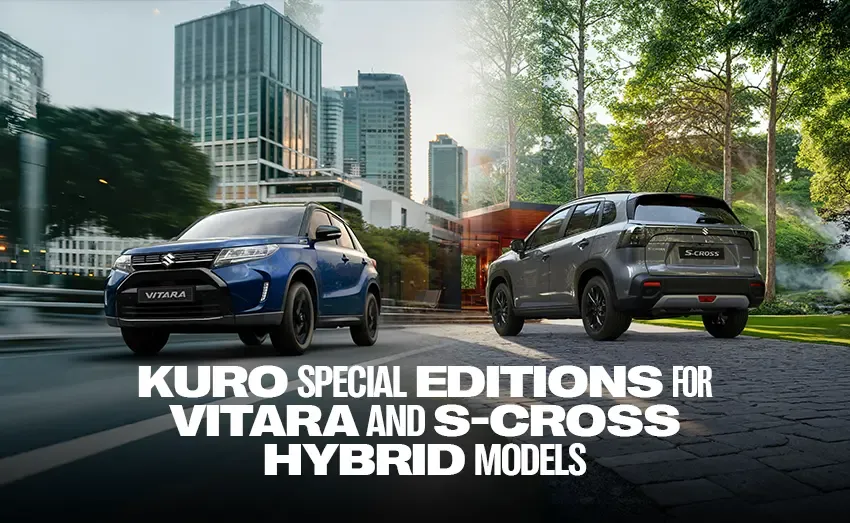Black is the colour - Kuro Special Editions for Vitara and S-Cross Hybrid models